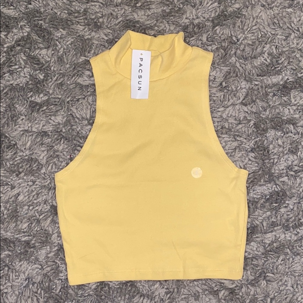 PacSun Yellow Crop Tank